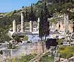 The Temple of Apollo, Delphi, Greece.