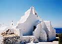 A church of cycladic architecture in Mykonos island, Greece